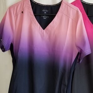 Koi lite ombre scrub top